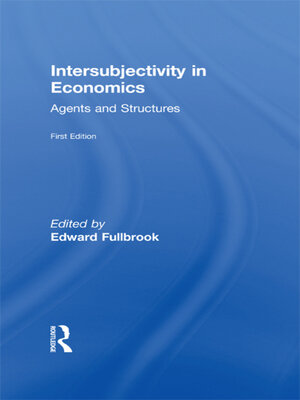cover image of Intersubjectivity in Economics